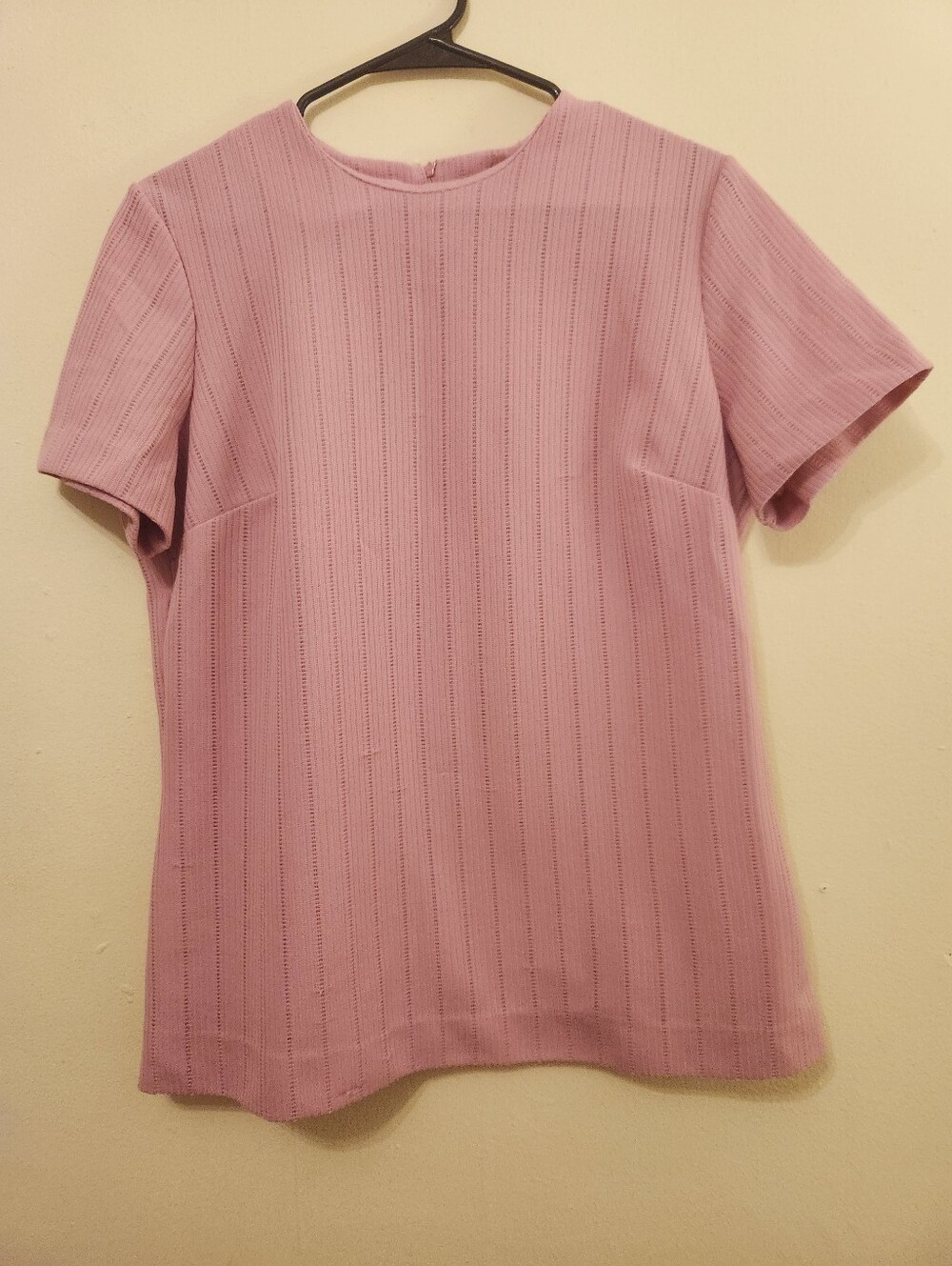 Montgomery Ward 1970s Vintage Blouse With Zipper Back